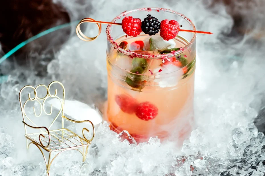 Hielo para copas de cocktail